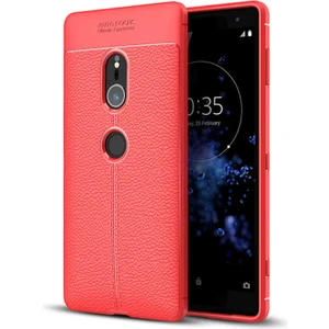 Kip GSM Sony Xperia Xz2 Uyumlu Darbeye Dayanıklı Deri Dikişli Armor Serisi Kamera Korumalı Kılıf