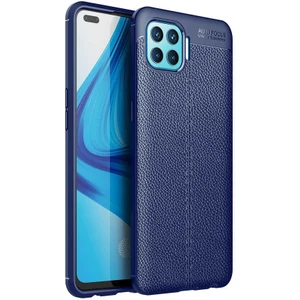 Kip GSM Oppo Reno 4 Lite Uyumlu Darbeye Dayanıklı Deri Dikişli Armor Serisi Kamera Korumalı Kılıf