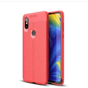 Kip GSM Xiaomi Mi Mix 3 Uyumlu Darbeye Dayanıklı Deri Dikişli Armor Serisi Kamera Korumalı Kılıf