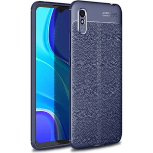 Kip GSM Xiaomi Redmi 9A Uyumlu Darbeye Dayanıklı Deri Dikişli Armor Serisi Kamera Korumalı Kılıf