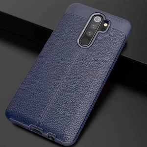 Kip GSM Xiaomi Redmi Note 8 Pro Uyumlu Darbeye Dayanıklı Deri Dikişli Armor Serisi Kamera Korumalı Kılıf