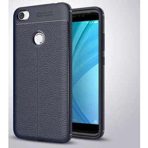 Kip GSM Xiaomi Redmi Note 5A Uyumlu Darbeye Dayanıklı Deri Dikişli Armor Serisi Kamera Korumalı Kılıf