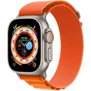 Case 4U Apple Watch 6/SE/5/4 Hasır Kordon KRD-74 40mm Turuncu