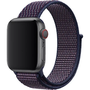 Case 4U Apple Watch Ultra Kordon Hasır Strap Kayış 49mm KRD-03 İndigo