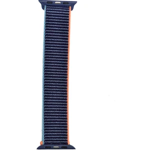 Case 4U Apple Watch Ultra Kordon Hasır Strap Kayış 49mm KRD-03 Deep Navy