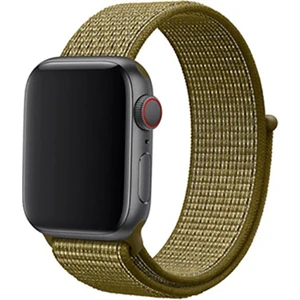 Case 4U Apple Watch Ultra Kordon Hasır Strap Kayış 49mm KRD-03 Olive Flak