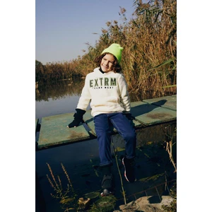 Erkek Çocuk Polar Astarlı Jean Pantolon X8856A622AU