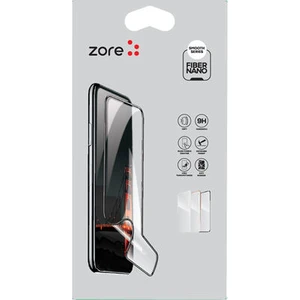ZORE Apple iPhone 12 Pro Max Fiber Nano Ekran Koruyucu - Siyah