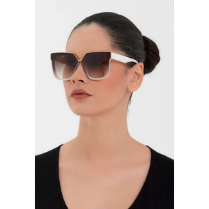 Yeni Sezon Beyaz Kahve Kadın Güneş Gözlüğü Selin