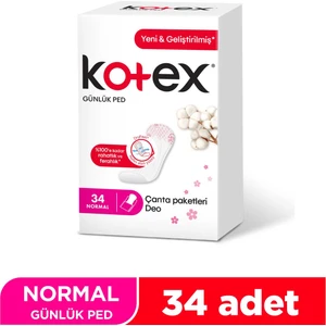 Günlük Ped Uzun Çanta Paketleri Deo 34'lü