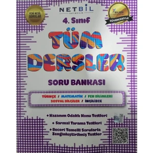 Bilfen Yayınları Netbil 4. Sınıf Tüm Dersler Soru Bankası - 4 Tüm Dersler
