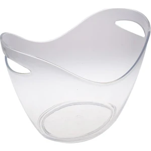 Açık Akrilik Buz Kovası Soğutucu Barware Partisi Şampanya Kovaları 35X25CM 35X25.6X25.5CM(Yurt Dışından)