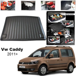 Born Garage 2014 Volkswagen Caddy Bagaj Havuzu Tam Uyumlu Kauçuk