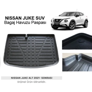 Born Garage 2022 Nissan Juke 3D Bagaj Havuzu Kokusuz Kauçuk