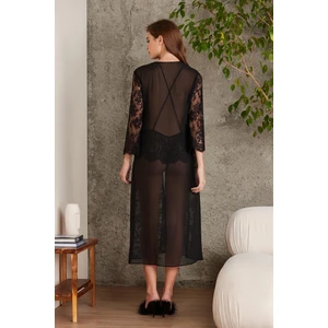 Pierre Cardin  Sifon Dantelli Tulum ve Sabahlık Takımı - 4810