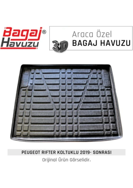 Born Garage Bagaj Havuzu Rifter 2019-2023 Tam Uyumlu 3D Kauçuk