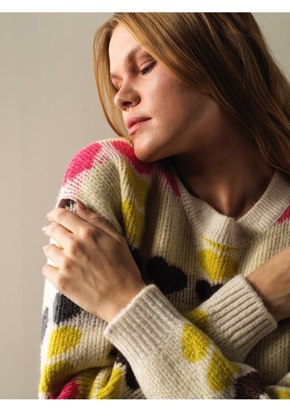 Kadın Sarı Regular Fit Triko Pantolon fırsatları