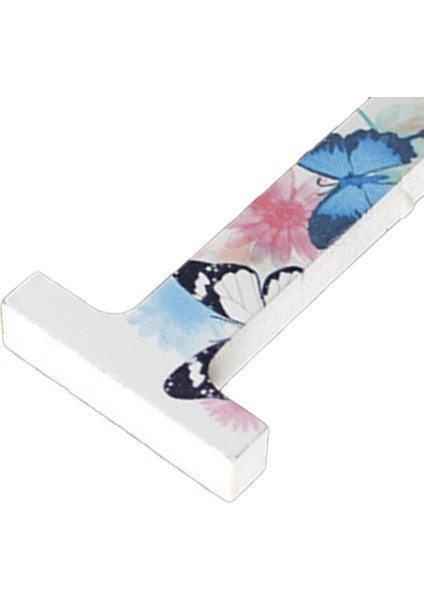 Kelebek Baskı Ahşap Alfabe Etters Bağımsız Kelimeler Süslemeleri Craft - L (Yurt Dışından) fırsatları