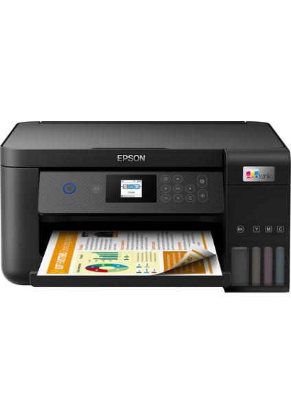 EcoTank L4260 Tarayıcı + Fotokopi + Wi-Fi Direct + AirPrint Mürekkep Tanklı Yazıcı