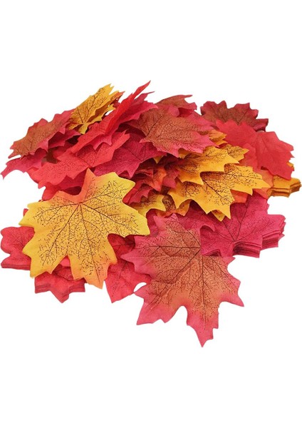 200 Paket Gerçekçi Sahte Akçaağaç Bırakır Sonbahar Sonbahar Parti Düğün Şükran Günü (Yurt Dışından) modelleri