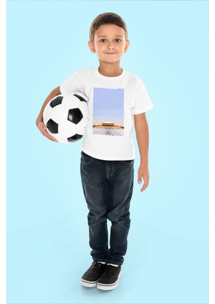 Yasak Şehir Baskılı Unisex Çocuk Tişört fiyatları