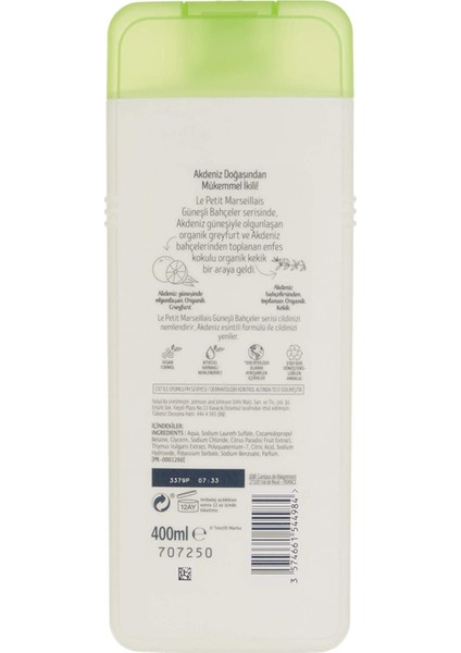 Güneşli Bahçeler Greyfurt & Kekik Duş Jeli (400 Ml) fiyatları