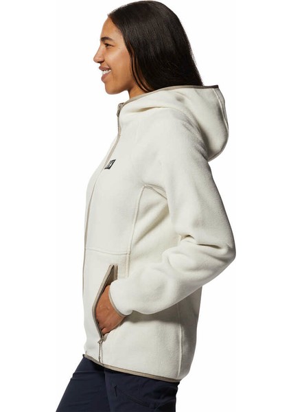 Polartec Double Brushed Full Zip Hoody Kadın Polar Üst modelleri