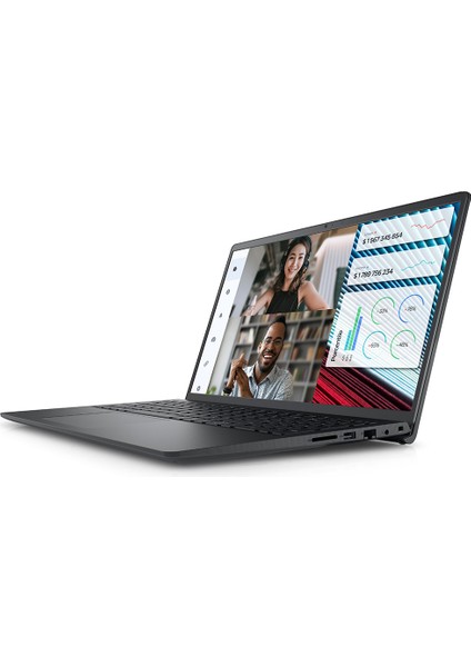 Vostro 3520 Intel Core i5-1235U 8 GB 512 GB SSD Ubuntu 15.6" FHD Taşınabilir Bilgisayar N1235VN3520EMEAU02 Zetta Çanta