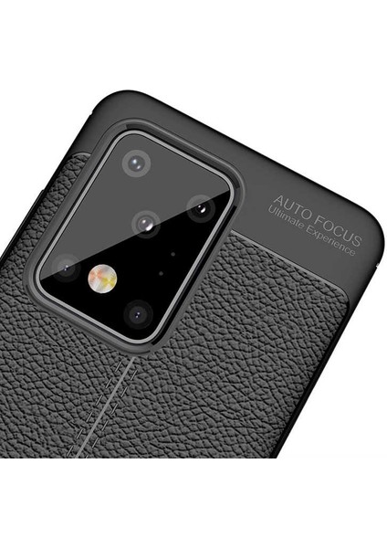 Galaxy S20 Ultra Uyumlu Darbeye Dayanıklı Deri Dikişli Armor Serisi Kamera Korumalı Kılıf indirimleri