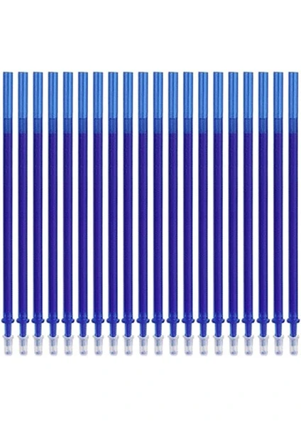 Lucky Power 20 Adet Silinebilir Jel Kalem Doldurma 0.35MM Siyah/mavi/kırmızı/yeşil/mor/turuncu Mürekkep Sihirli Silinebilir Kalem Doldurmaları Okulu Yazılı Teslimatlar (Yurt Dışından)