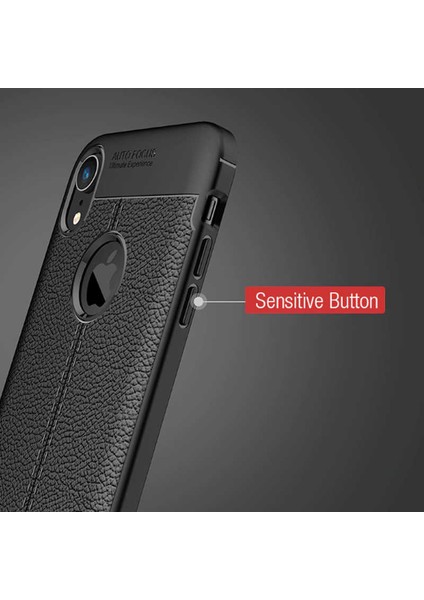 Apple iPhone Xr 6.1 Uyumlu Darbeye Dayanıklı Deri Dikişli Armor Serisi Kamera Korumalı Kılıf indirimleri