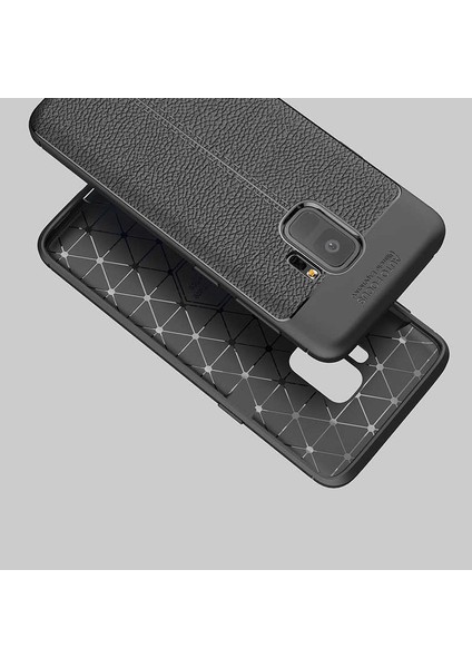Galaxy S9 Uyumlu Darbeye Dayanıklı Deri Dikişli Armor Serisi Kamera Korumalı Kılıf fırsatları