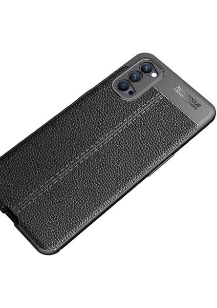 Oppo Reno 4 Uyumlu Darbeye Dayanıklı Deri Dikişli Armor Serisi Kamera Korumalı Kılıf modelleri