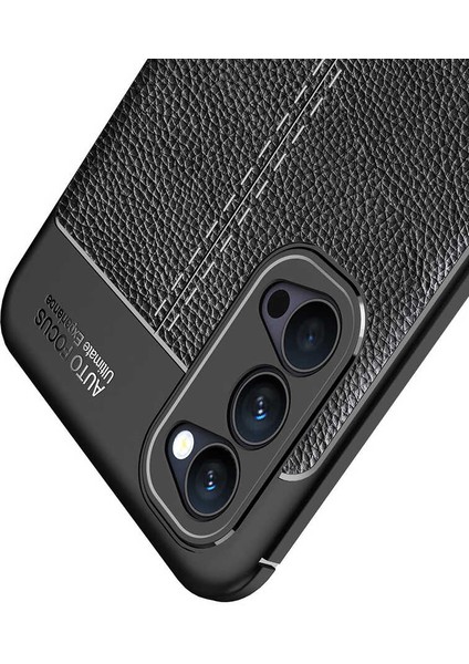 Oppo Reno 4 Uyumlu Darbeye Dayanıklı Deri Dikişli Armor Serisi Kamera Korumalı Kılıf indirimleri
