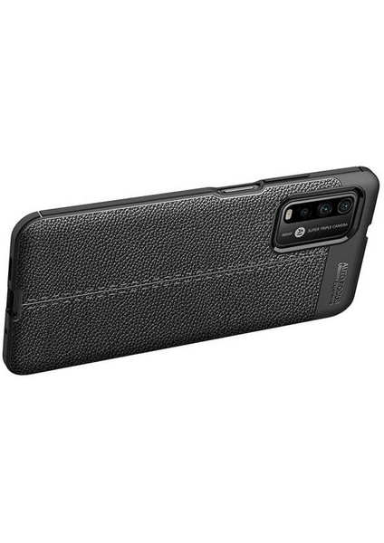 Xiaomi Poco M3 Uyumlu Darbeye Dayanıklı Deri Dikişli Armor Serisi Kamera Korumalı Kılıf modelleri