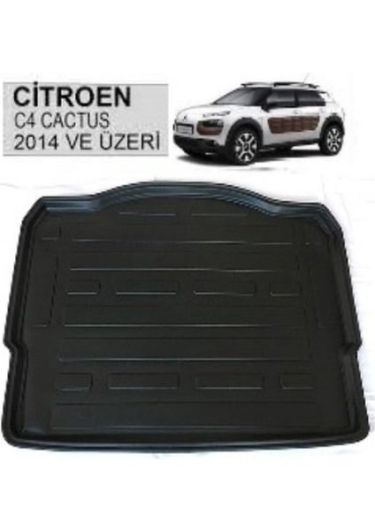 2015 Cıtroen C4 Cactus Bagaj Havuzu Özel Üretim Tam Uyumlu Kaucuk