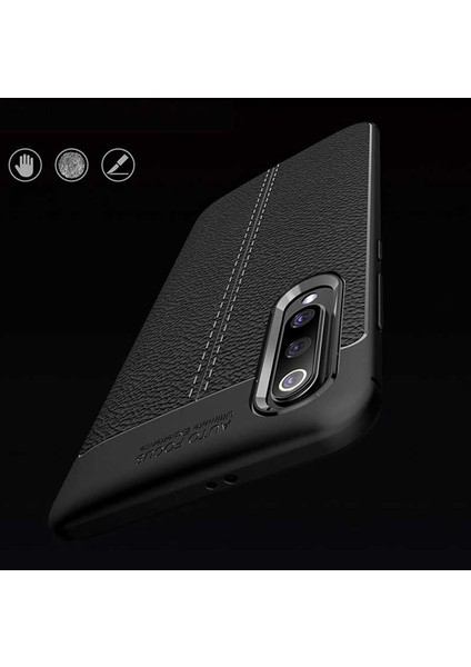 Xiaomi Mi A3 Uyumlu Darbeye Dayanıklı Deri Dikişli Armor Serisi Kamera Korumalı Kılıf indirimleri