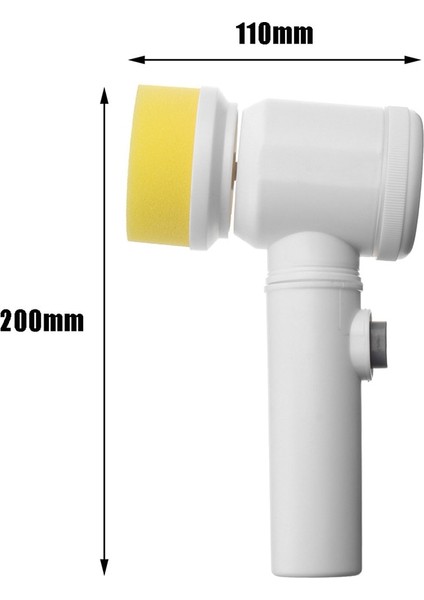 El Küvet Fırçası Mutfak Banyo Lavabo Temizleme Aracı Klozet Temizleme Elektrikli Fırça Tuvalet Fırçası (Yurt Dışından)