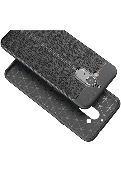 General Mobile 8 Uyumlu Darbeye Dayanıklı Deri Dikişli Armor Serisi Kamera Korumalı Kılıf modelleri