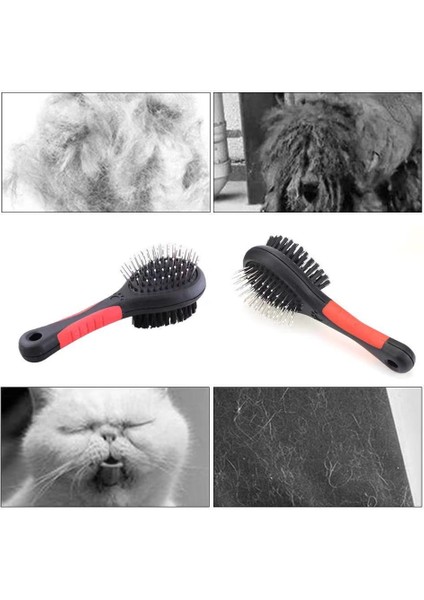 Pet Çift Taraflı Banyo Fırçası Masajı (Yurt Dışından)
