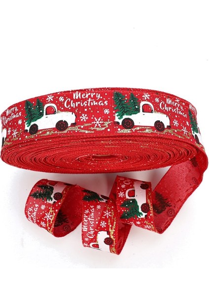 Klasik Sarma Noel Ağacı Şerit Çelenk Yaylar Diy (Yurt Dışından)