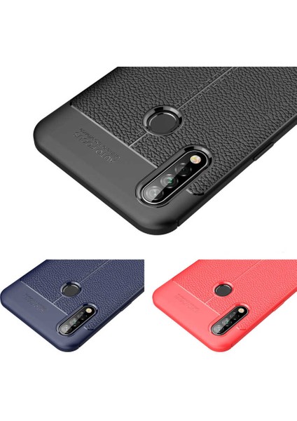 Oppo A31 Uyumlu Darbeye Dayanıklı Deri Dikişli Armor Serisi Kamera Korumalı Kılıf indirimleri