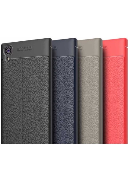 Sony Xperia Xa1 Plus Uyumlu Darbeye Dayanıklı Deri Dikişli Armor Serisi Kamera Korumalı Kılıf fiyatları