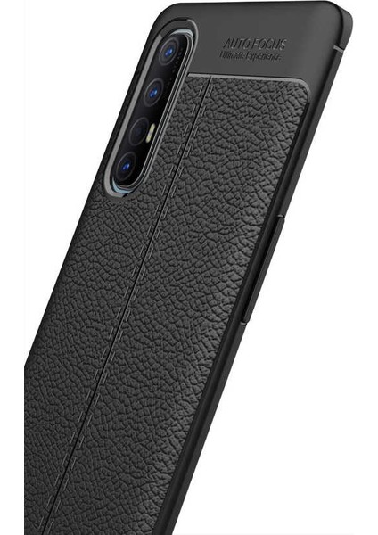 Oppo Reno 3 Pro 5g Uyumlu Darbeye Dayanıklı Deri Dikişli Armor Serisi Kamera Korumalı Kılıf fırsatları