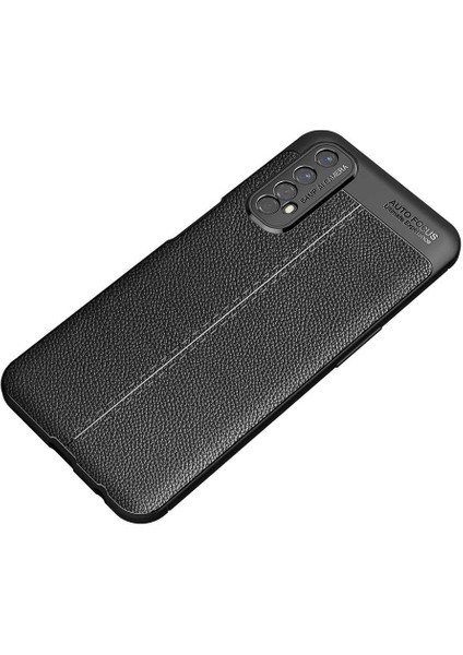 Realme 7 Uyumlu Darbeye Dayanıklı Deri Dikişli Armor Serisi Kamera Korumalı Kılıf fırsatları