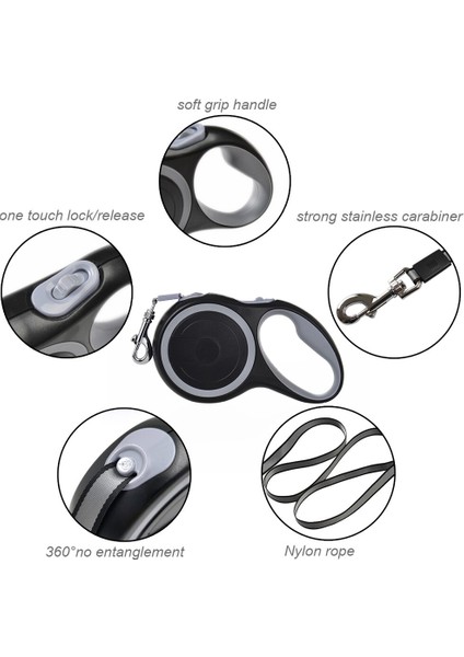 Geri Çekilebilir Dayanıklı Köpek Tasması (Yurt Dışından) modelleri