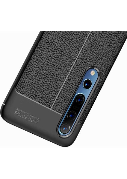 Xiaomi Mi Note 10 Pro Uyumlu Darbeye Dayanıklı Deri Dikişli Armor Serisi Kamera Korumalı Kılıf indirimleri