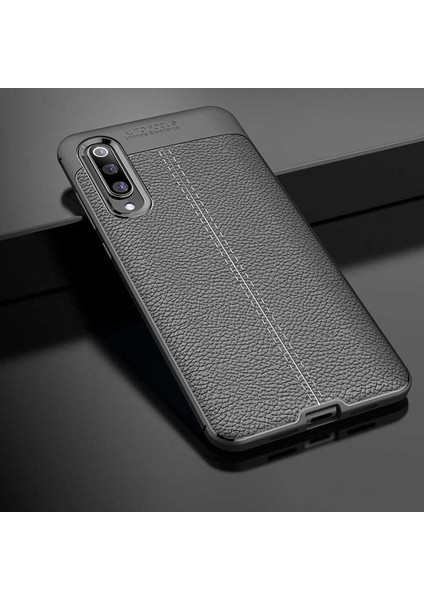Xiaomi Mi A3 Uyumlu Darbeye Dayanıklı Deri Dikişli Armor Serisi Kamera Korumalı Kılıf fiyatları