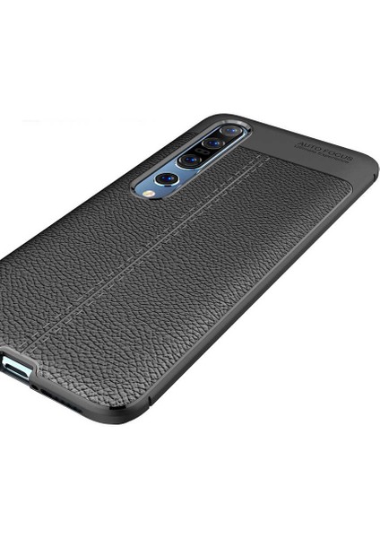 Xiaomi Mi Note 10 Uyumlu Darbeye Dayanıklı Deri Dikişli Armor Serisi Kamera Korumalı Kılıf indirimleri