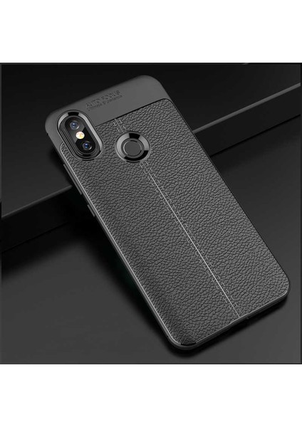 Xiaomi Mi 8 Uyumlu Darbeye Dayanıklı Deri Dikişli Armor Serisi Kamera Korumalı Kılıf fiyatları